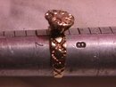 Antique 10K Gold & Diamond Wedding Ring