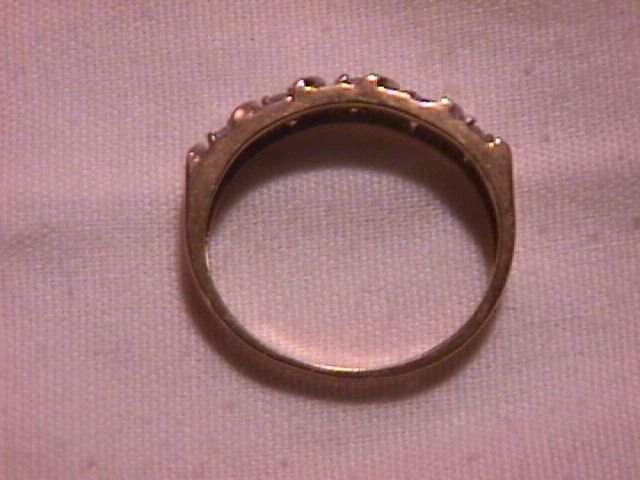 14K Solid Gold (2-Tone) and Diamond Journey Ring