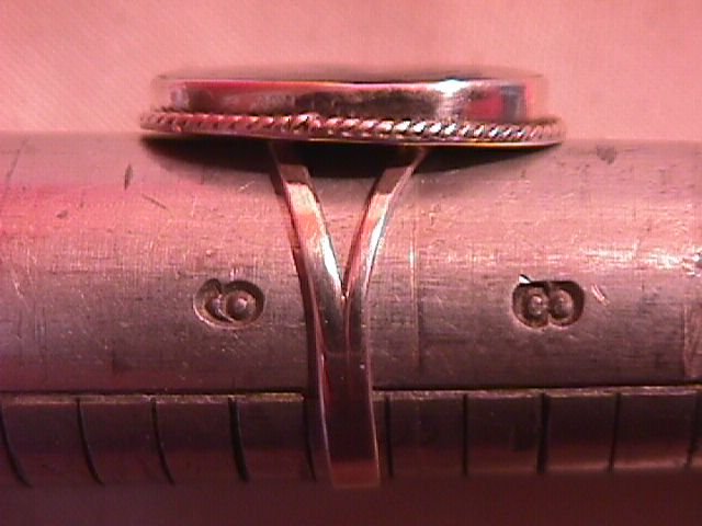Knockout Sterling and Shell Abalone Ring (Mexico)