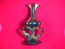 Zsolnay Hungarian ( Ribbon Vase) with Multi-Color Eosin Glaze