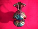 Zsolnay Hungarian ( Ribbon Vase) with Multi-Color Eosin Glaze