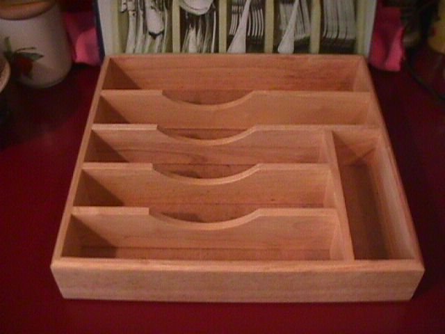 Mikasa Silverware Caddy (Solid Wood)