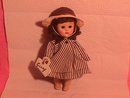 1950's Ginny Brown Stripe Coat, Hat & Purse