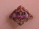 10K Solid Gold Vintage Amethyst Ring