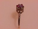 Antique 10K Solid Yellow Gold & Ruby Ladies Ring