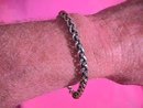Sterling Silver Man's (Wheat-Chain) Bracelet