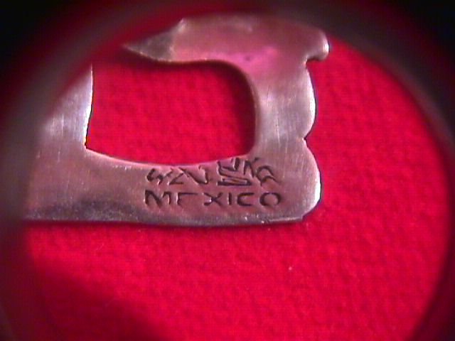 Vintage Sterling Nostalgic Mexican Scene Brooch