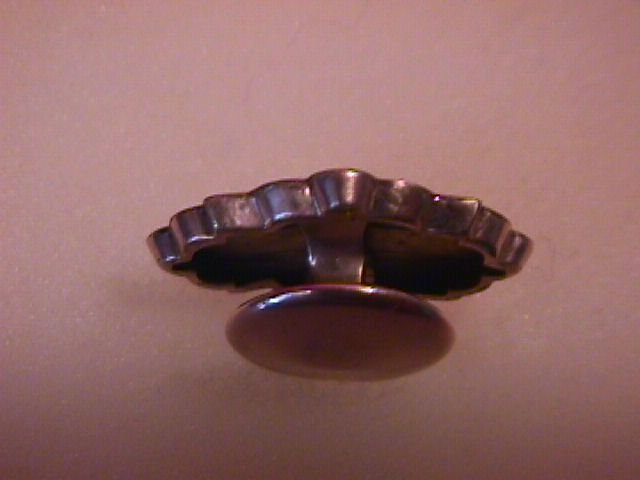 1850 Era Solid Gold Front- Fancy Button
