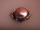 1850 Era Solid Gold Front- Fancy Button
