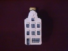 Blue Delfts Bols Royal Distillerie Holland Liquor Bottle