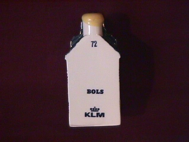 Blue Delfts Bols Royal Distillerie Holland Liquor Bottle