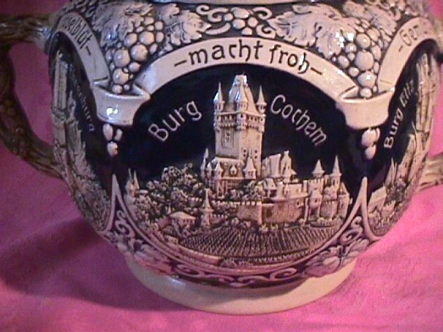 REINH MERKELBACH CIDER/NOG Covered Pot & Mugs