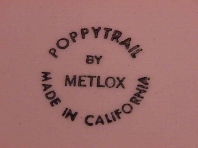 Metlox Poppytrail