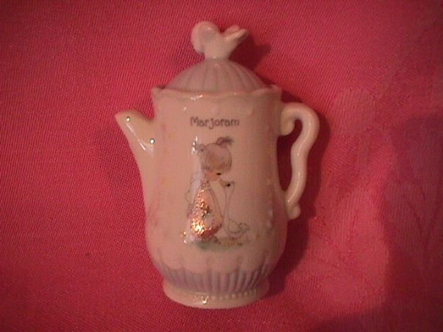 Enesco Precious Moments Spice Jar-Coffee Pot (Marjoram)