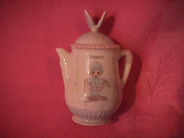 Enesco Precious Moments Spice Jar-Coffee Pot (Oregano)