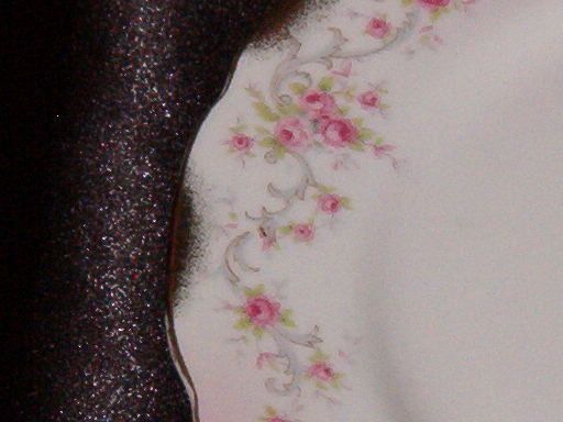 Lefton Heirloom Rose Luncheon Plate