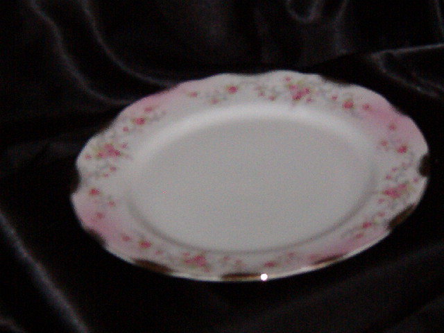 Lefton Heirloom Rose Luncheon Plate