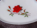Federal Glass Co Rosecrest Snack Set