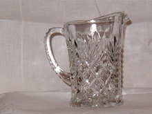 Anchor Hocking Prescut Pineapple Pitcher
