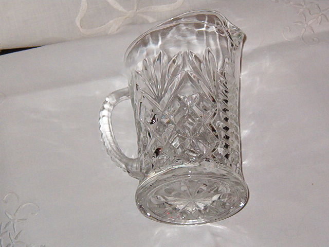 Anchor Hocking Prescut Pineapple Pitcher