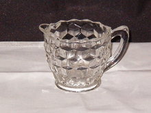 Jeannette Glass Co Cube Creamer