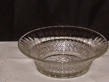 Imperial Glass Co. Flute & Cane Bowl