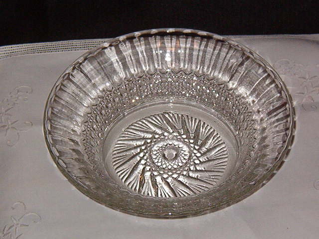 Imperial Glass Co. Flute & Cane Bowl