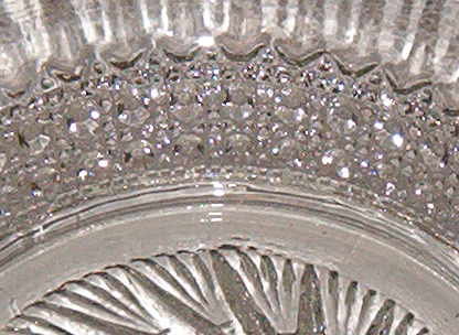 Imperial Glass Co. Flute & Cane Bowl