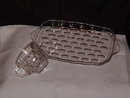 Federal Glass Yorktown Snack Plate & Cup