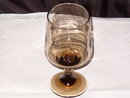 Libbey Rock Sharpe Tawny Accent Goblet