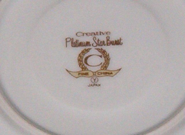 Creative Platinum Star Burst Saucer