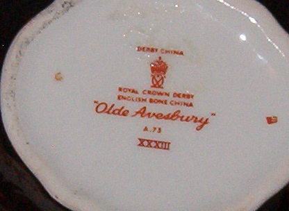 Royal Crown Derby Olde Avesbury Cream Pitcher