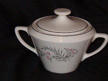 Vintage Retro Sugar Bowl w/Lid