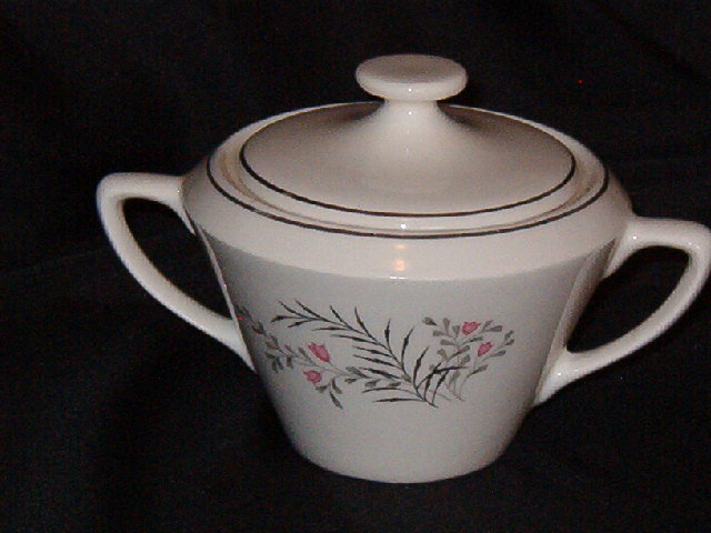 Vintage Retro Sugar Bowl w/Lid