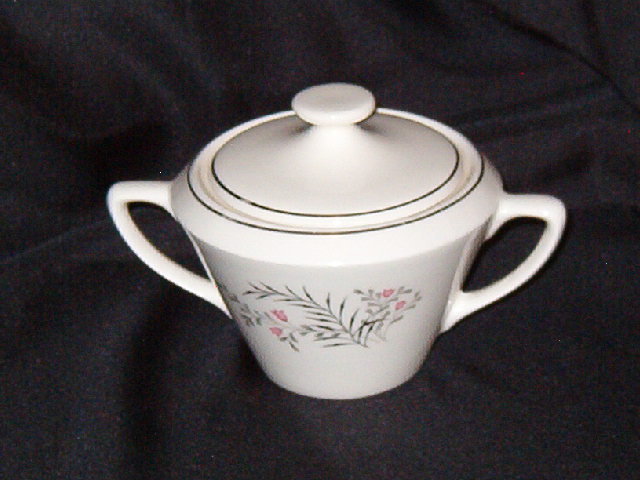 Vintage Retro Sugar Bowl w/Lid