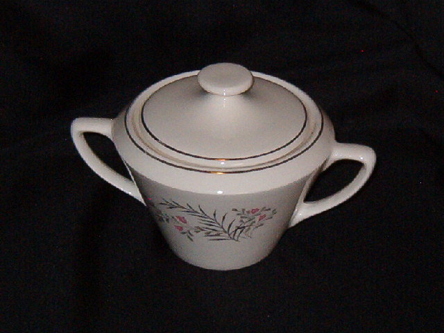 Vintage Retro Sugar Bowl w/Lid