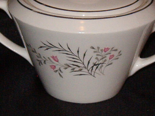 Vintage Retro Sugar Bowl w/Lid