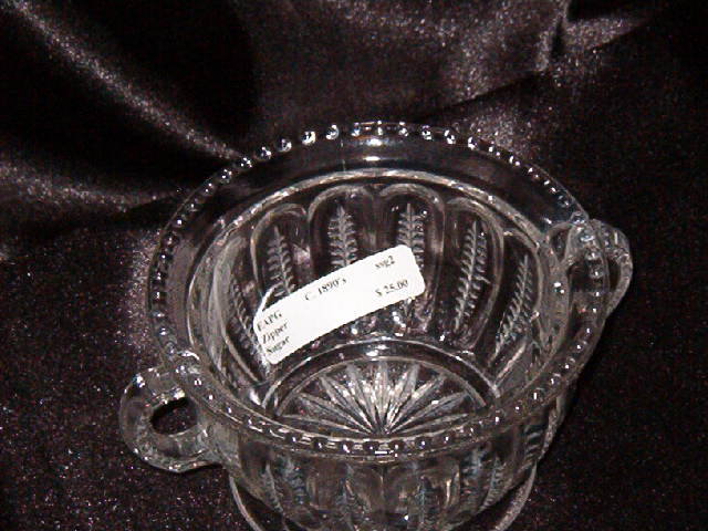 EAPG Zipper Sugar Bowl