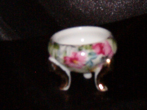 E W Princess China Footed Trinket Dish