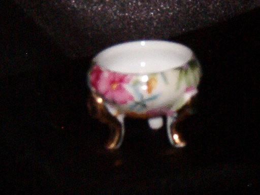 E W Princess China Footed Trinket Dish
