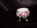 E W Princess China Footed Trinket Dish