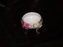 E W Princess China Footed Trinket Dish