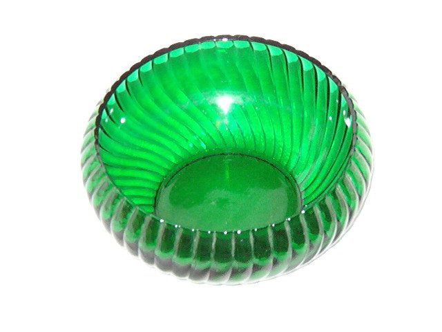 Anchor Hocking Forest Green Cupped Bowl