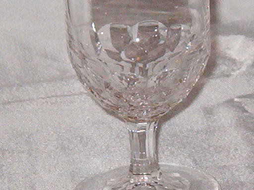 EAPG Honeycomb Wine Glass