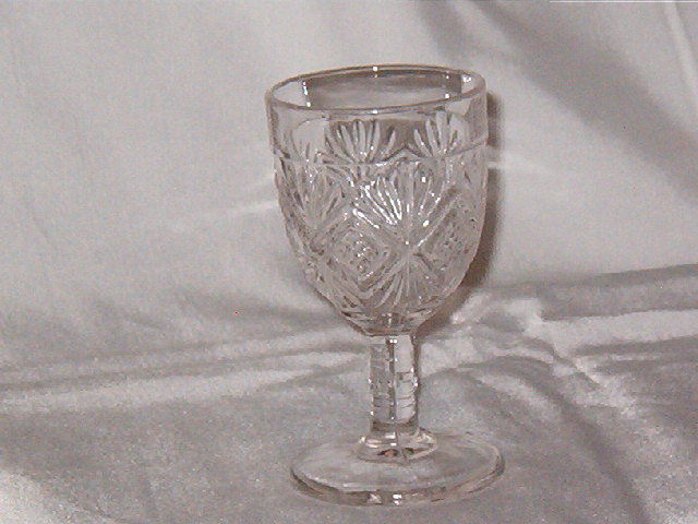 US Glass Diamond & Sunburst Wine