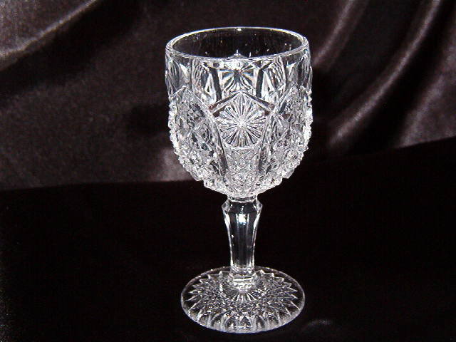 EAPG Imperial Glass Daisy & Button Wine