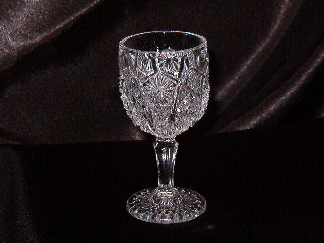 EAPG Imperial Glass Daisy & Button Wine