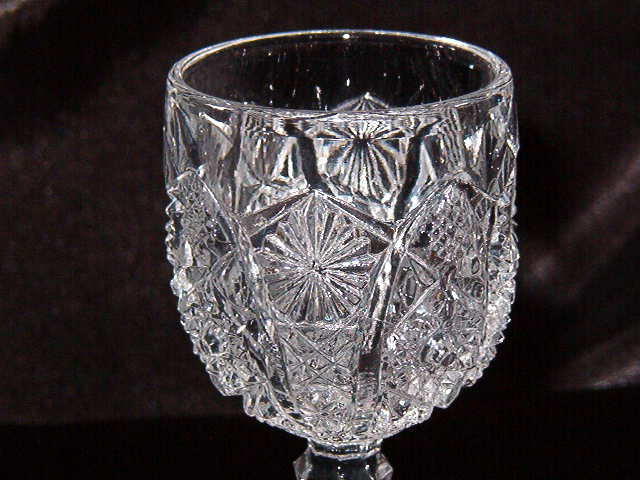 EAPG Imperial Glass Daisy & Button Wine