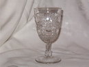 US Glass Log & Star Goblet
