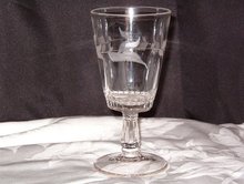 EAPG Adams Glass Co Goblet
